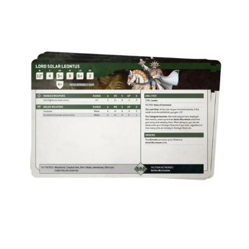 Карти WARHAMMER 40000: DATASHEET CARDS - ASTRA MILITARUM (ENG)