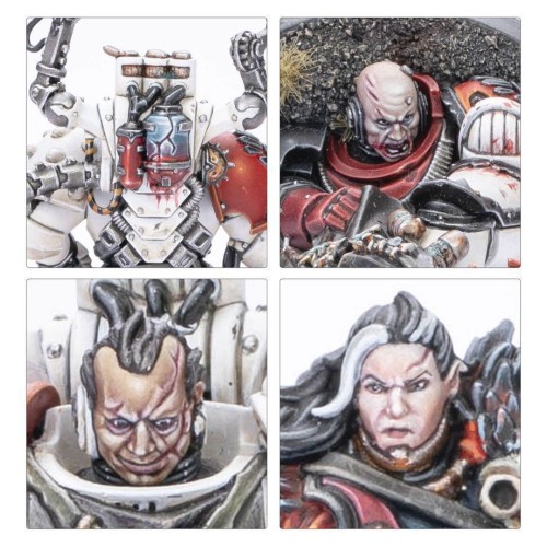Набір мініатюр WARHAMMER 40000: CHAOS SPACE MARINES - HURON BLACKHEART AND THE MASTERS OF THE MAELSTROM