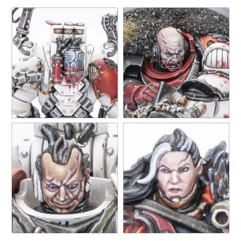 Набір мініатюр WARHAMMER 40000: CHAOS SPACE MARINES - HURON BLACKHEART AND THE MASTERS OF THE MAELSTROM