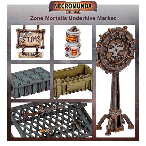 Терейн NECROMUNDA: ZONE MORTALIS: UNDERHIVE MARKET
