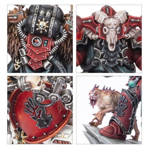 Набір мініатюр WARHAMMER 40000: CHAOS SPACE MARINES - HURON BLACKHEART AND THE MASTERS OF THE MAELSTROM