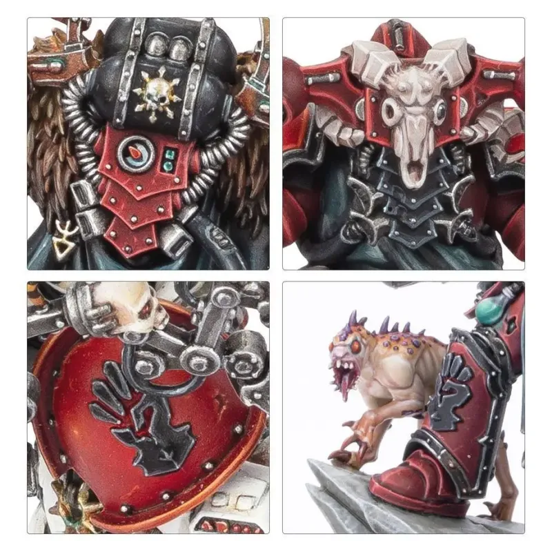 Набір мініатюр WARHAMMER 40000: CHAOS SPACE MARINES - HURON BLACKHEART AND THE MASTERS OF THE MAELSTROM