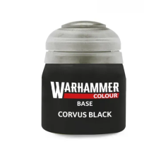 Фарба CITADEL: BASE - CORVUS BLACK 12ML ROW X6