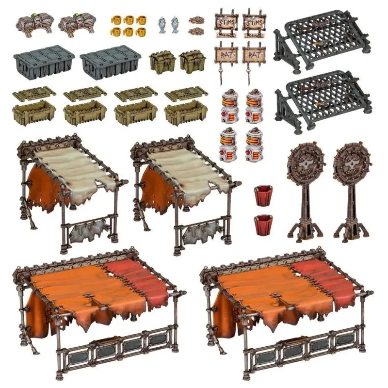 Карта NECROMUNDA: ZONE MORTALIS: UNDERHIVE MARKET