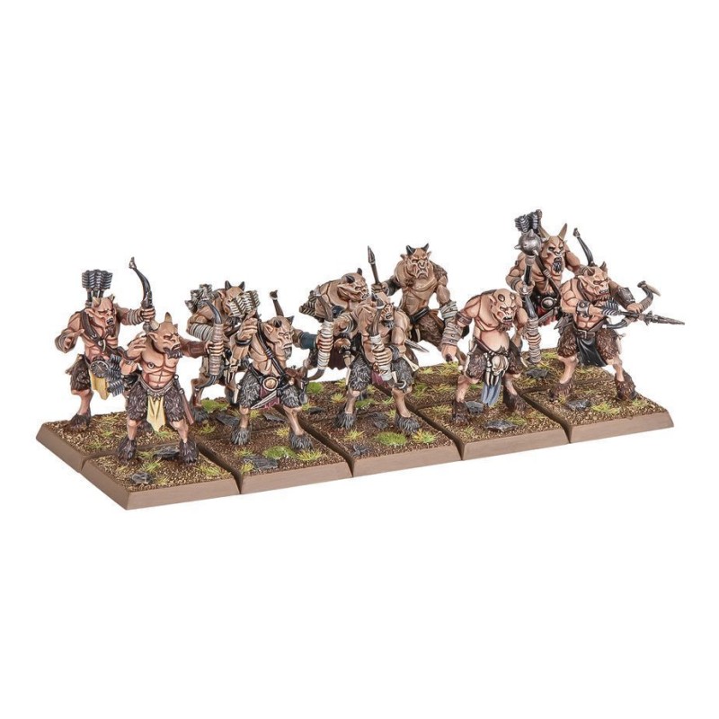 Набор миниатюр THE OLD WORLD: BEASTMEN BRAYHERDS — BATTLE MARCH ARMY