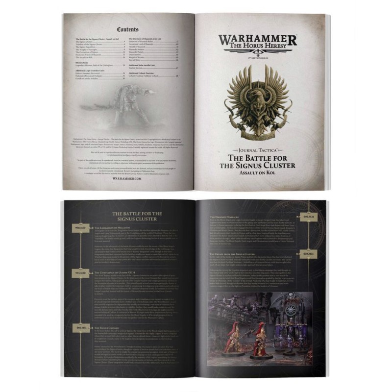 Журнал HORUS HERESY: JOURNAL TACTICA — SIGNUS CLUSTER: ШТУРМ КОЛА