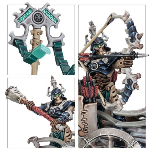 Мініатюра AGE OF SIGMAR: OSSIARCH BONEREAPERS - LIEGE-KAVALOS ON WAR CHARIOT