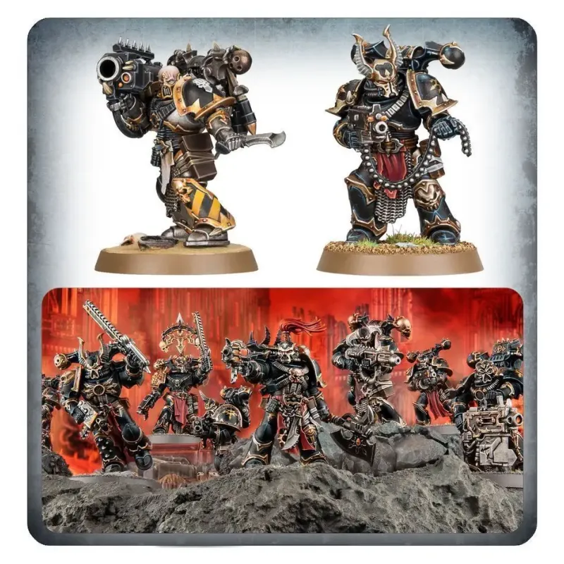 Набор миниатюр «CHAOS SPACE MARINES: LEGIONARIES»