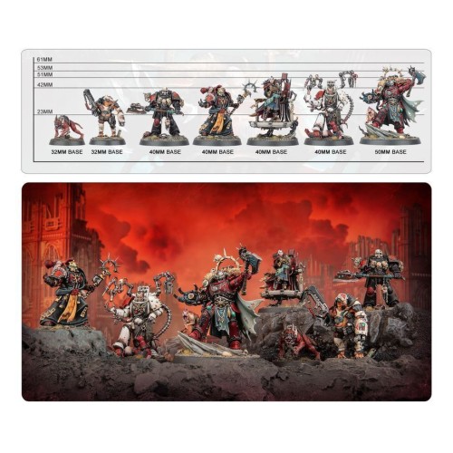 Набір мініатюр WARHAMMER 40000: CHAOS SPACE MARINES - HURON BLACKHEART AND THE MASTERS OF THE MAELSTROM