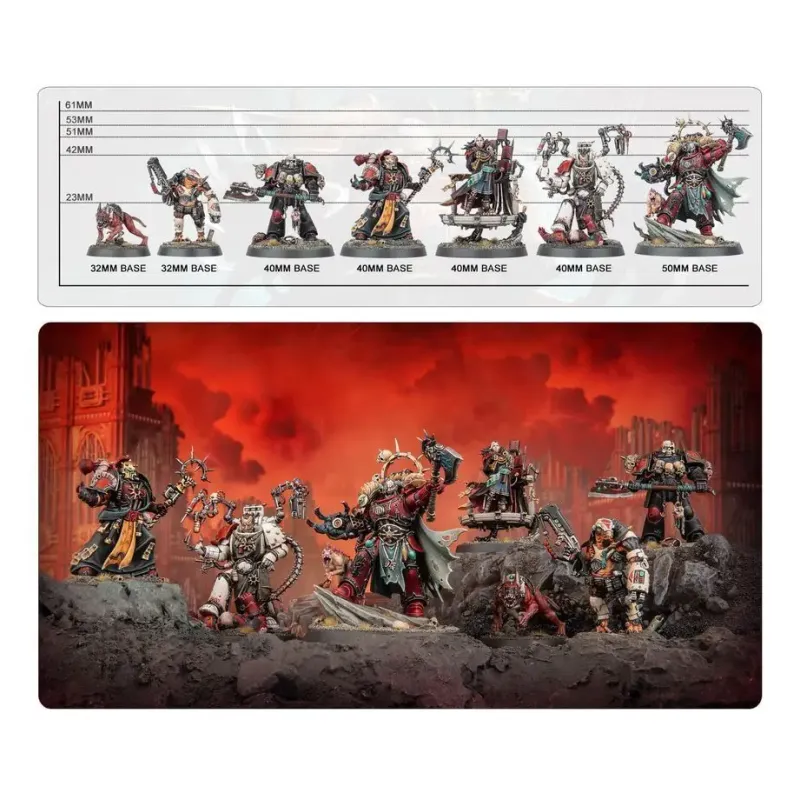 Набір мініатюр WARHAMMER 40000: CHAOS SPACE MARINES - HURON BLACKHEART AND THE MASTERS OF THE MAELSTROM