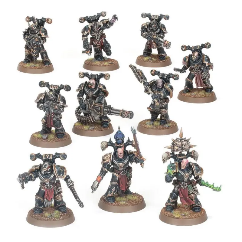 Набор миниатюр «CHAOS SPACE MARINES: LEGIONARIES»