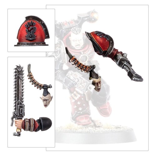 Набір WARHAMMER 40000: CHAOS SPACE MARINES - RED CORSAIRS UPGRADES & TRANSFERS