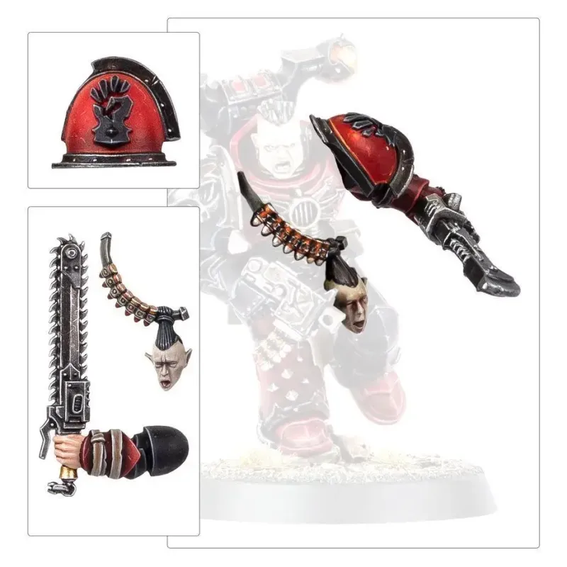 Набір WARHAMMER 40000: CHAOS SPACE MARINES - RED CORSAIRS UPGRADES & TRANSFERS