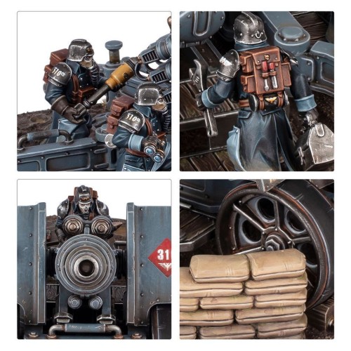 Мініатюра ASTRA MILITARUM - KRIEG ARTILLERY TEAM