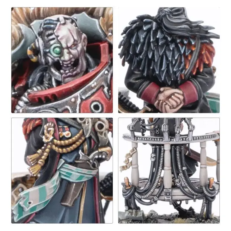 Набір мініатюр WARHAMMER 40000: CHAOS SPACE MARINES - HURON BLACKHEART AND THE MASTERS OF THE MAELSTROM