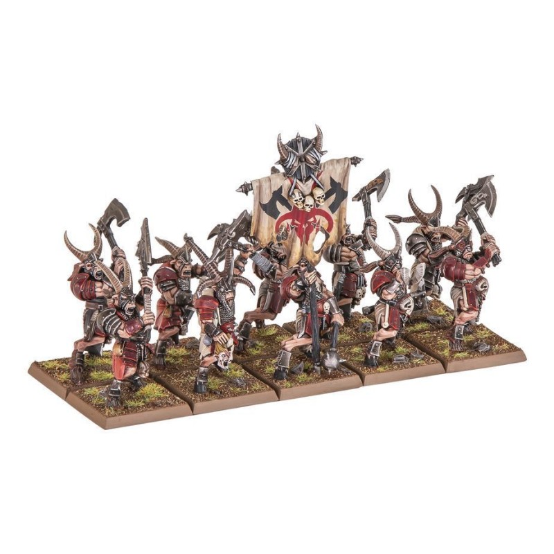 Набор миниатюр THE OLD WORLD: BEASTMEN BRAYHERDS — BATTLE MARCH ARMY