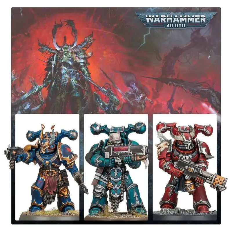 Набор миниатюр «CHAOS SPACE MARINES: LEGIONARIES»