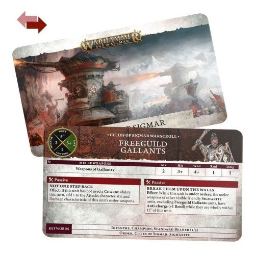 Карти WARSCROLL CARDS: CITIES OF SIGMAR (ENG)