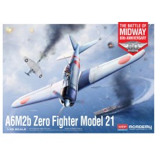 12352 A6M2b Zero Fighter, модель 21. Битва за Мидуэй, масштаб 1:48