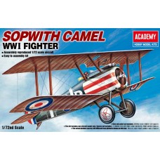 12447 Истребитель Sopwith Camel времен Первой мировой войны, масштаб 1:72