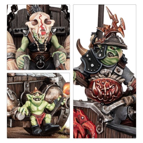 Мініатюра GLOOSMPITE GITZ - SNARLBOSS ON WAR-WHEELA
