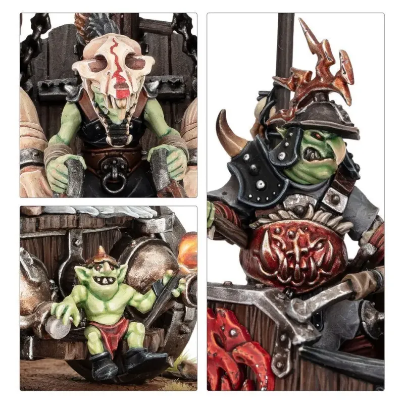 Мініатюра GLOOSMPITE GITZ - SNARLBOSS ON WAR-WHEELA