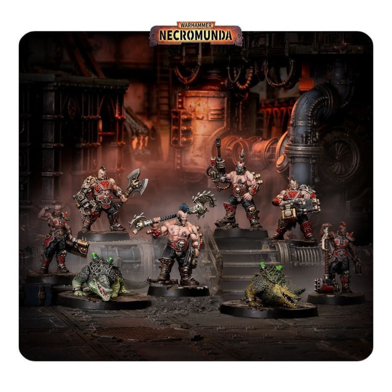 Набір мініатюр NECROMUNDA: GOLIATH FORGE BOSSES & SUMPKROCS