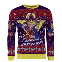 Різдвяний светр Yu-gi-Oh: You Just Activated My Wrap Card Christmas Jumper (Size: XXL)
