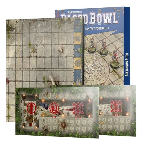 Ігрове поле B/BOWL: BRETONNIAN TEAM PITCH & DUGOUTS