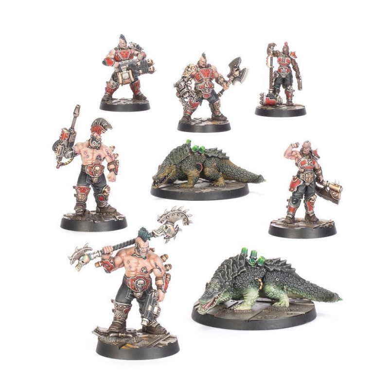 Набір мініатюр NECROMUNDA: GOLIATH FORGE BOSSES & SUMPKROCS