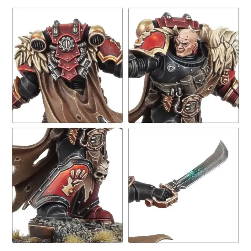 Мініатюра WARHAMMER 40000: CHAOS SPACE MARINES - RED CORSAIRS REAVE-CAPTAIN