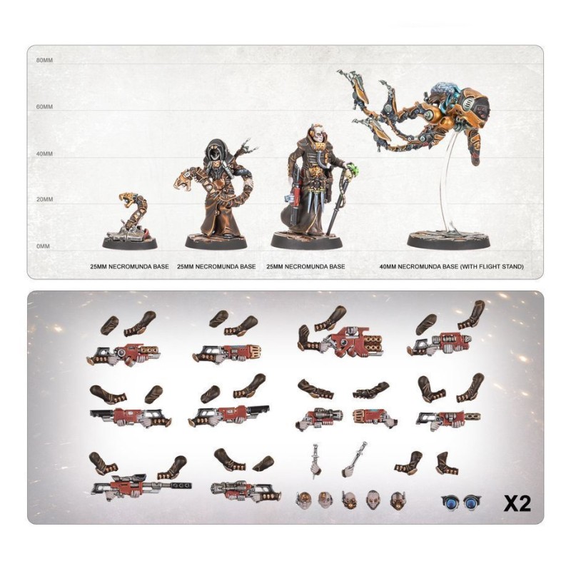 Набор миниатюр NECROMUNDA: DELAQUE UNDERHIVE CREW