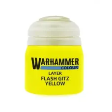 Фарба CITADEL: LAYER - FLASH GITZ YELLOW 12ML ROW X6