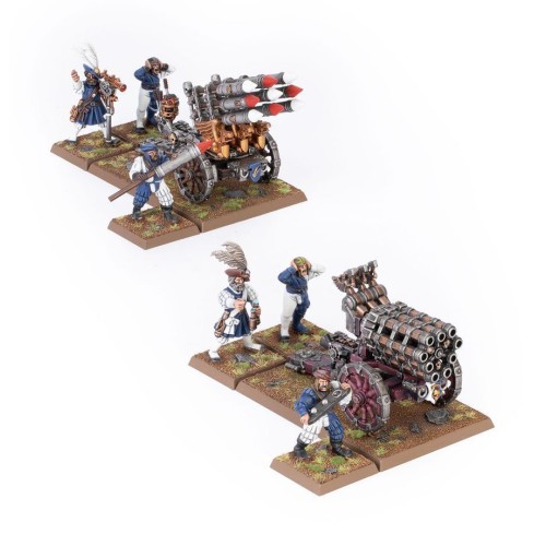 Набір мініатюр THE OLD WORLD: EMPIRE OF MAN - HELBLASTER VOLLEY GUN & HELSTORM BATTERY