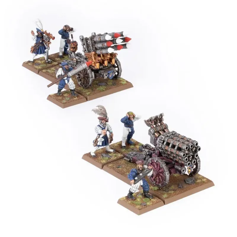 Набор миниатюр THE OLD WORLD: EMPIRE OF MAN — HELBLASTER VOLLEY GUN & HELSTORM BATTERY