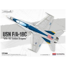 12564 USN F/A-18C Hornet «VFA-192 Golden Dragons» 1:72