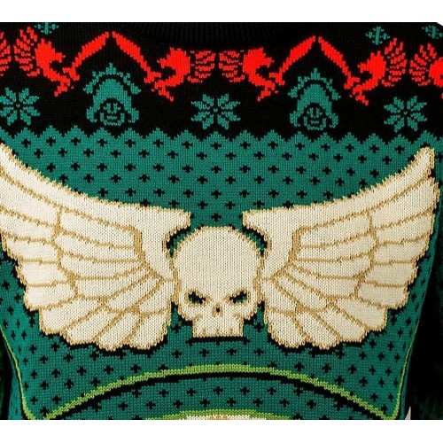 Різдвяний светр Warhammer 40,000: Dark Angels Christmas Jumper (Size: XL)