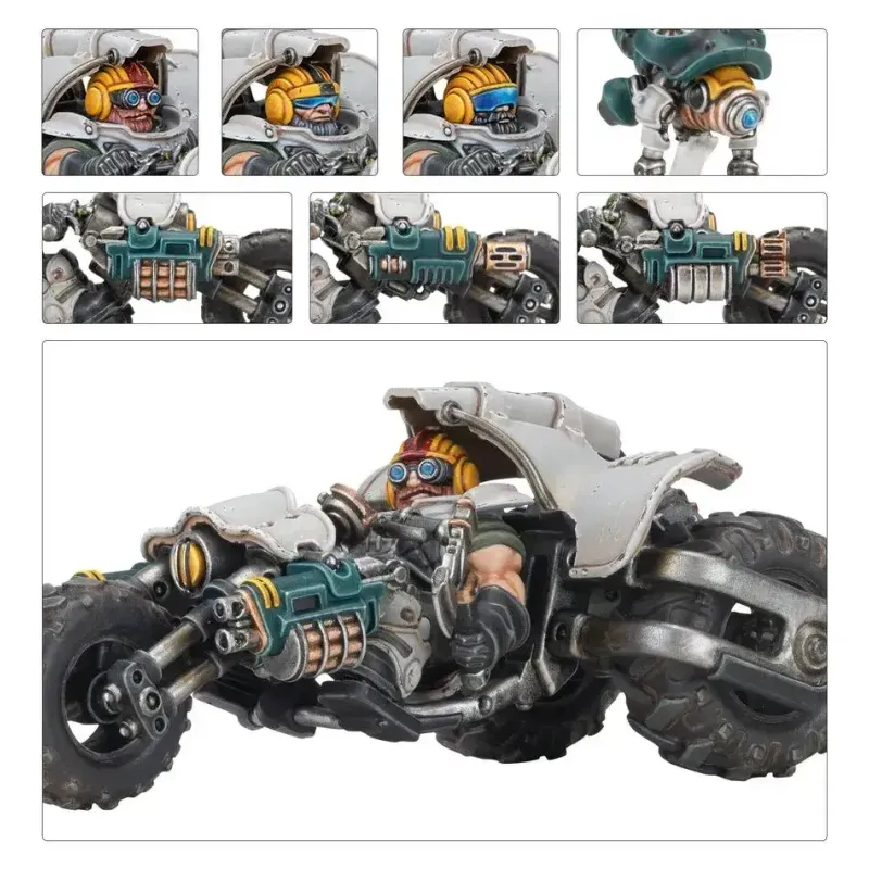Набір мініатюр NECROMUNDA: IRONHEAD SQUAT SVENOTAR SCOUT TRIKES