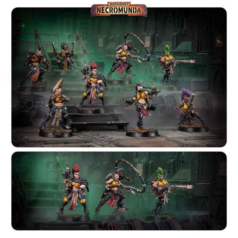 Набір мініатюр NECROMUNDA: ESCHER BLADES OF THE MATRIARCH