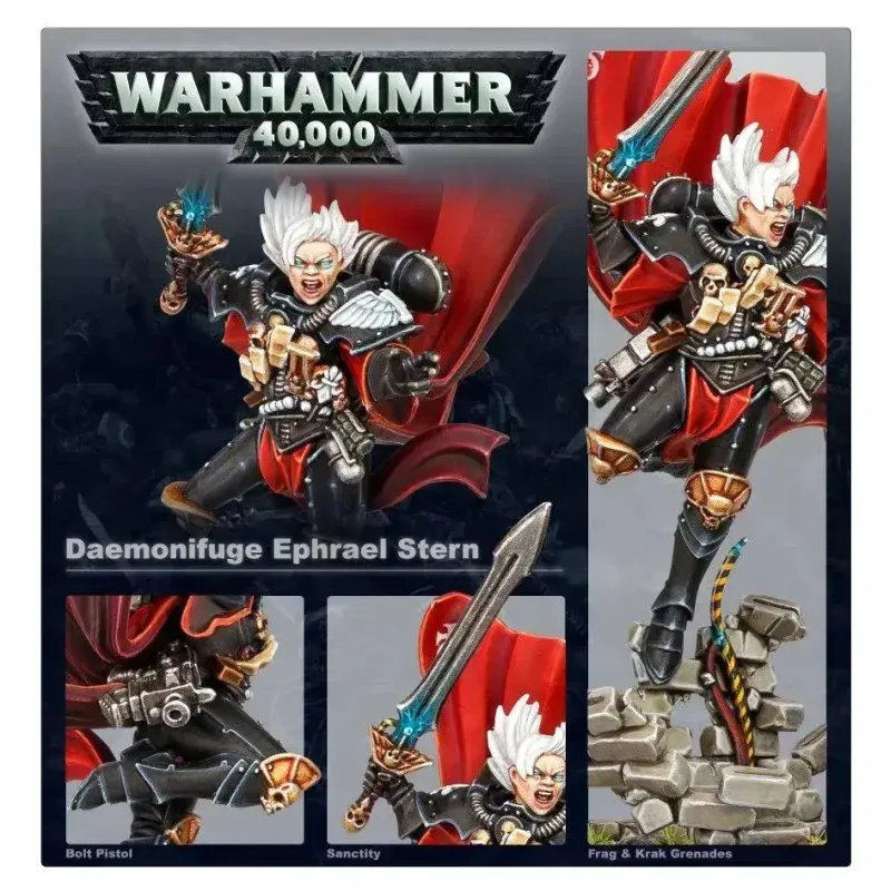 Набор миниатюр WARHAMMER 40000: ADEPTA SORORITAS — EPHRAEL STERN / KYGANIL