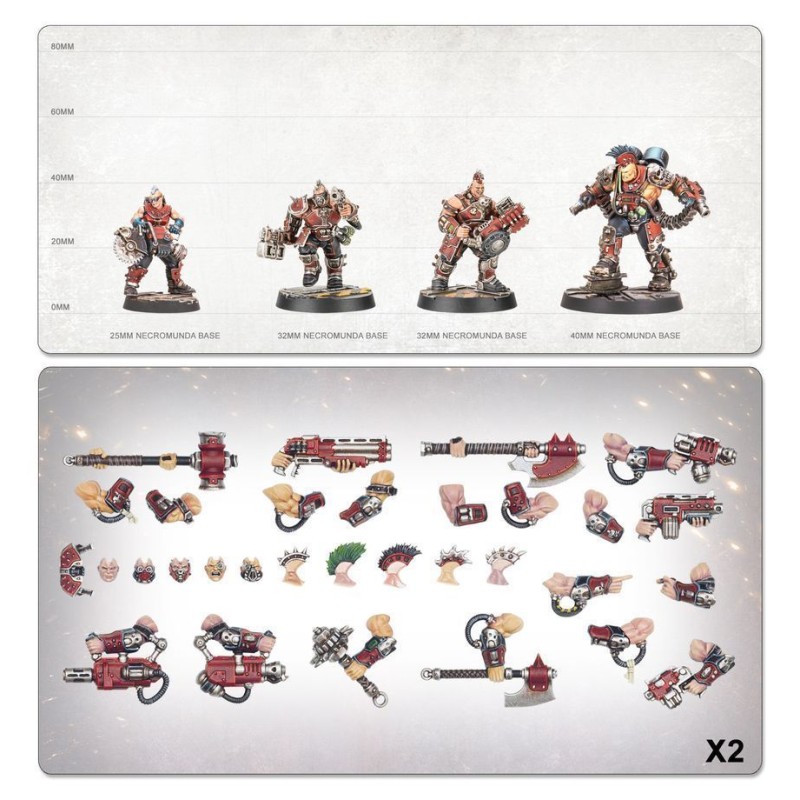 Набор миниатюр NECROMUNDA: GOLIATH UNDERHIVE CREW