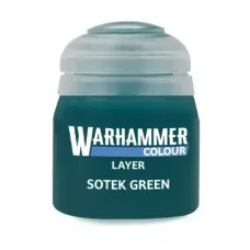 Фарба CITADEL: LAYER - SOTEK GREEN 12ML ROW X6