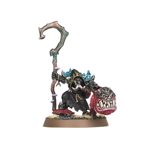 Мініатюра AGE OF SIGMAR: GLOOMSPITE GITZ - SQUIGBOSS WITH GNASHA-SQUIG