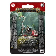 Мініатюра AGE OF SIGMAR: GLOOMSPITE GITZ - SQUIGBOSS WITH GNASHA-SQUIG