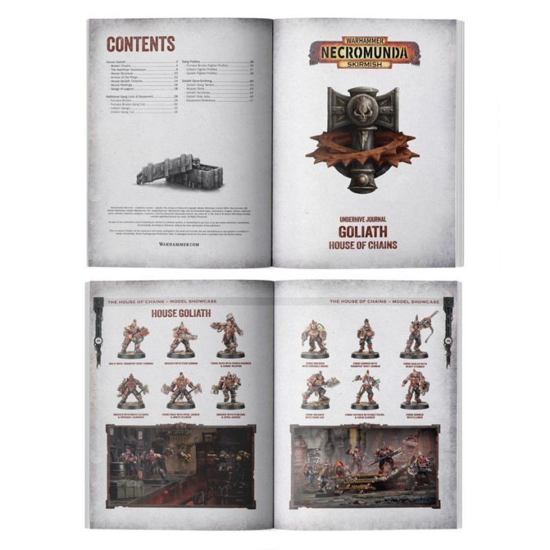 Журнал NECROMUNDA: UNDERHIVE JOURNAL - GOLIATH: HOUSE OF CHAINS