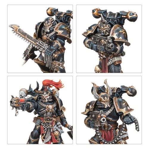 Набір мініатюр WARHAMMER 40000: BATTLEFORCE - CHAOS SPACE MARINES WARBAND