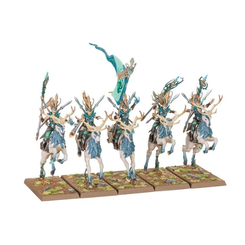 Набор миниатюр THE OLD WORLD: WOOD ELF REALMS — BATTLE MARCH ARMY