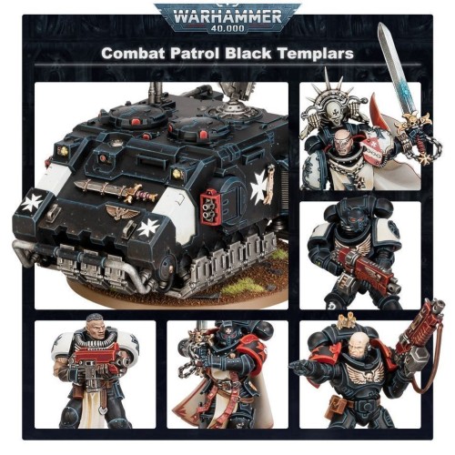 Набір мініатюр WARHAMMER 40000: COMBAT PATROL - BLACK TEMPLARS