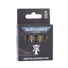 Кубики для гри WARHAMMER 40000: ADEPTUS CUSTODES DICE