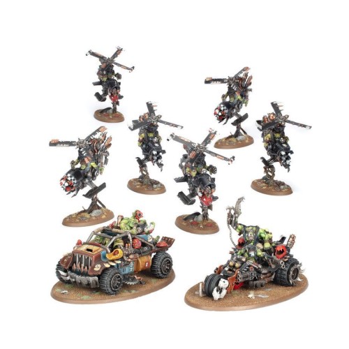 Набір мініатюр WARHAMMER 40000: ARMAGEDDON BATTALION - ORKS